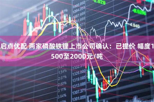 启点优配 两家磷酸铁锂上市公司确认：已提价 幅度1500至2000元/吨